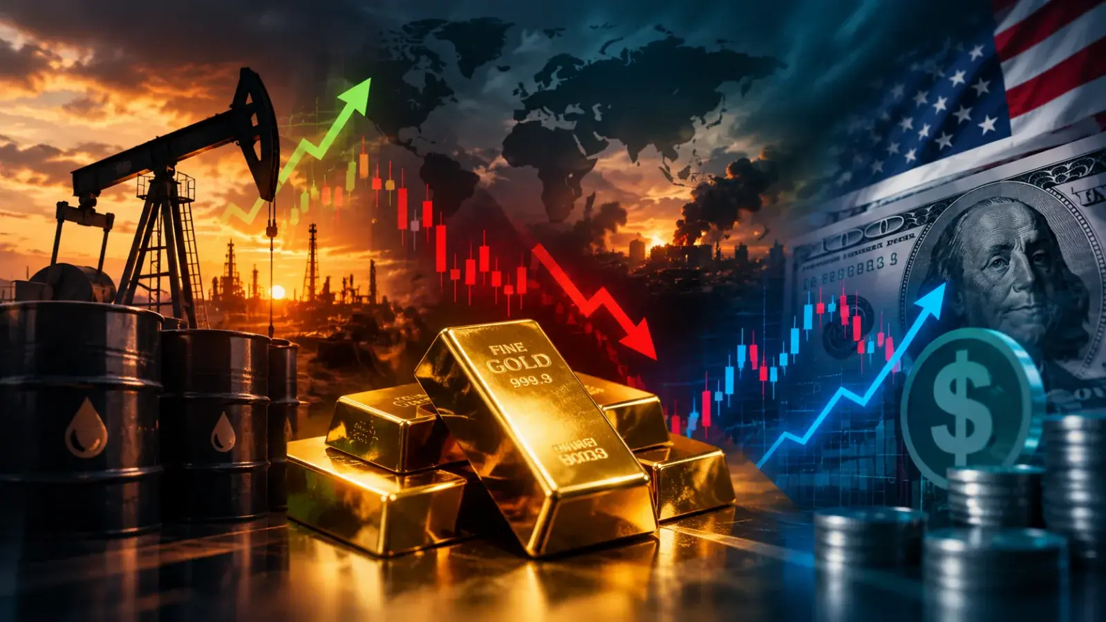 Ketegangan geopolitik membuat beberapa instrument anjlok